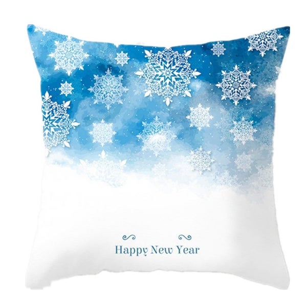 Christmas Polyester Peach Skin Pillowcase _45*45 (without pillow) - 3 - 2PCS Carousel 1