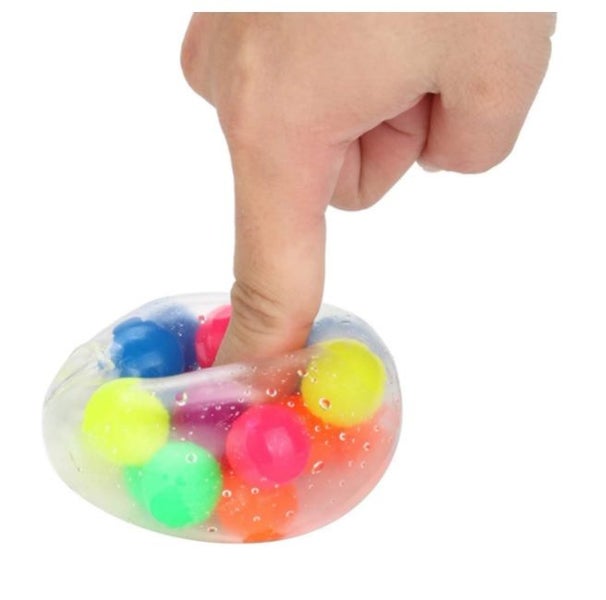 Sensory Toy / Beads Ball / Squish Ball / Fidget Toy / Stress Ball / Orbeez Ball Carousel 3