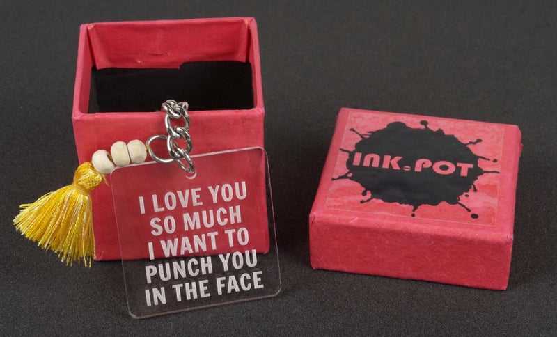 Inkdotpot Funny Keychain, I Love You So Much I Want To Punch You In The Carousel 5