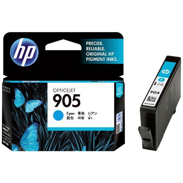 Original HP 905 Cyan Ink Cartridge J7K33A J7K34A 6950 6960 6970 T6L89AA Carousel 1