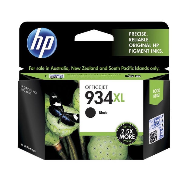 Original HP 934XL Black Ink Cartridge OfficeJet 6230 6820 C2P23AA-2 Carousel 1