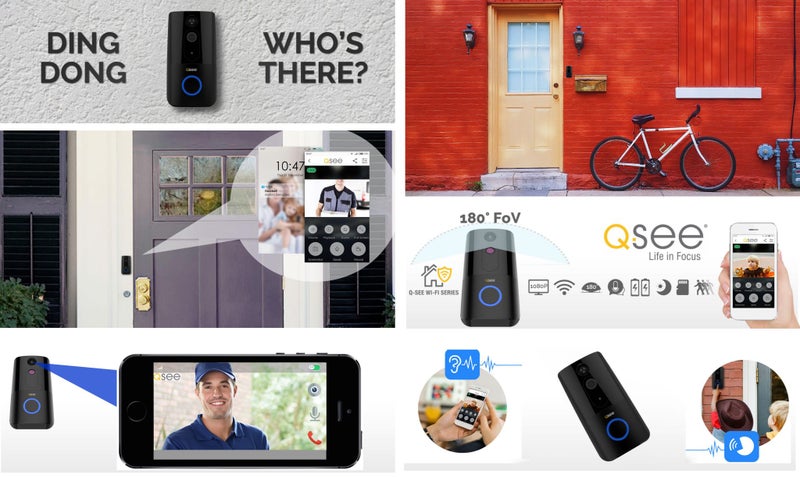Camera 1080P Smart Video Doorbell Q-See USA Brand Carousel 2