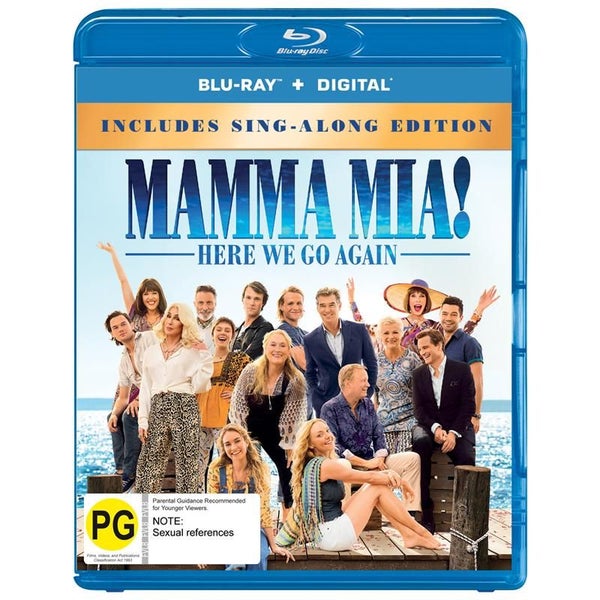 Mamma Mia!: Here We Go Again (Includes Sing-Along Edition) Blu-ray - New!!! Carousel 1