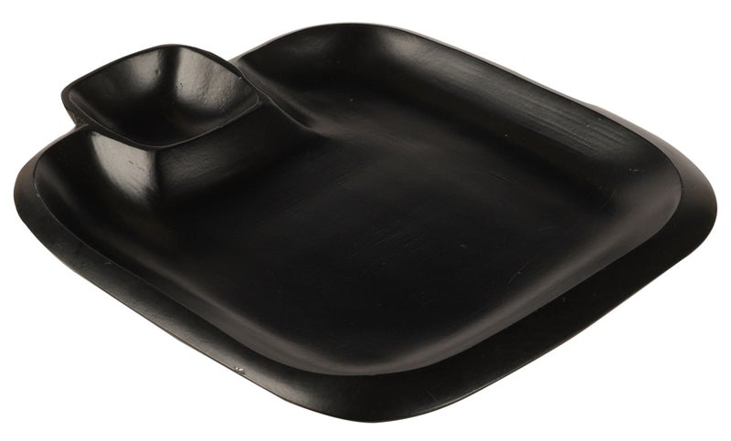 Trifri Serving Plate Appetizer Chip Dip Platter Restaurantware Handle Tray Carousel 2
