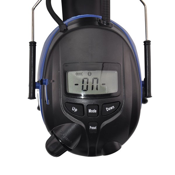 BLUETOOTH AM/FM RADIO EARMUFF / BLUE HEADSET / Carousel 10