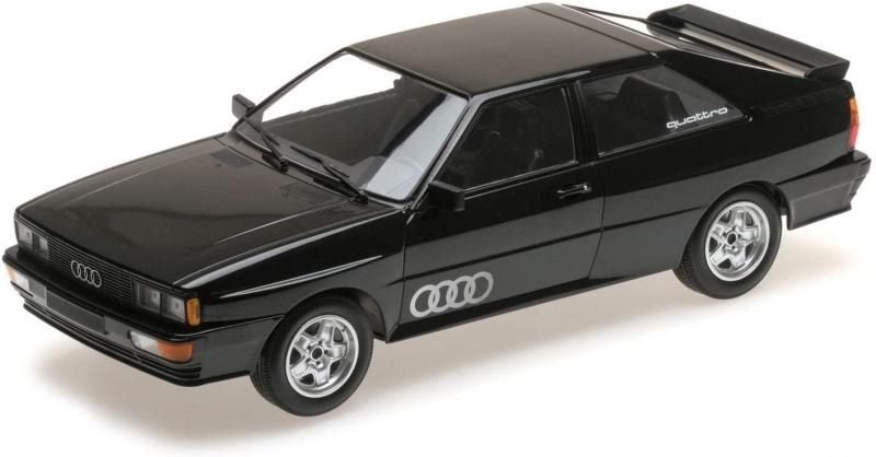 Minichamps 1/18 Audi Quattro Black **NEW IN BOX** Carousel 1