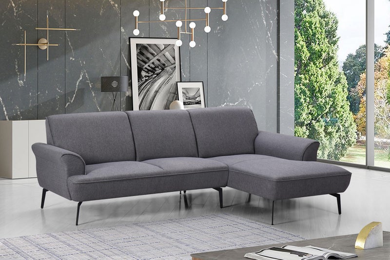 closing down sale new Valancia 2-Seater plus Chaise RHF in Dark grey Colour Carousel 1