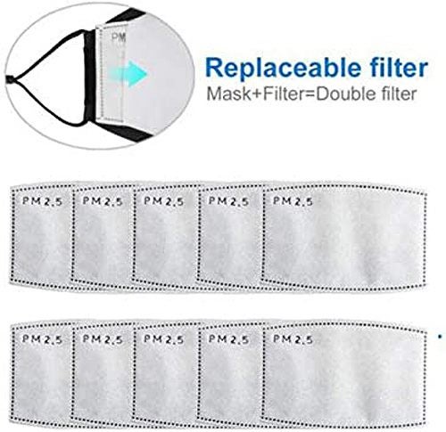 Replacement Mask PM2.5 Filters x 10 Pack Carousel 1
