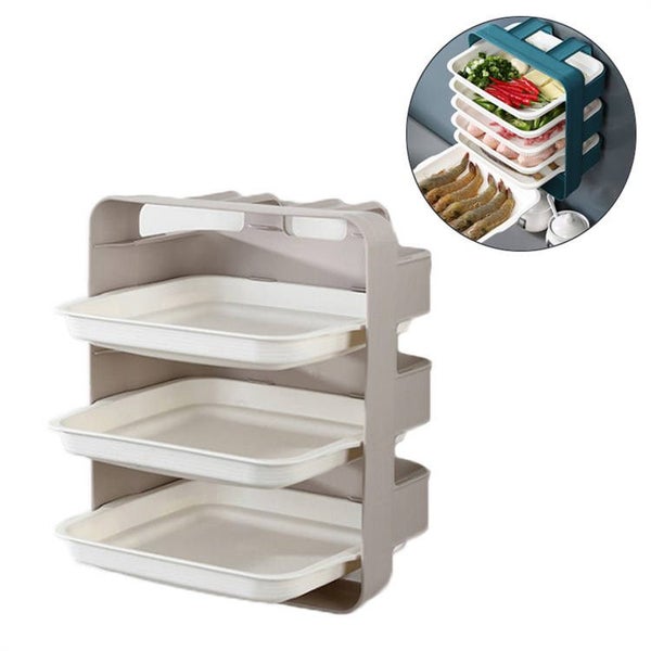 3 layers Multifunction Dishes Trays Wall-mounted -Coffee Carousel 1