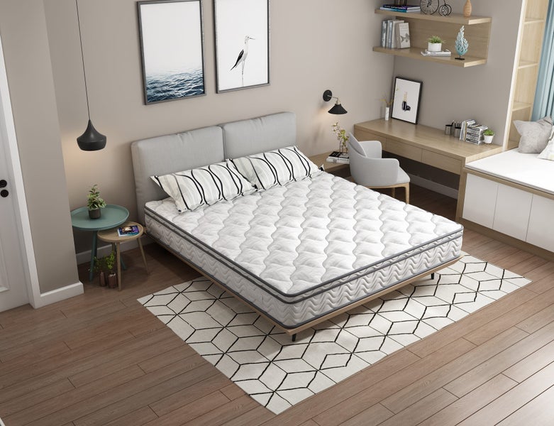 closing down sale New Alba Pocket spring Pillow top Queen mattress 24cm thick Carousel 1