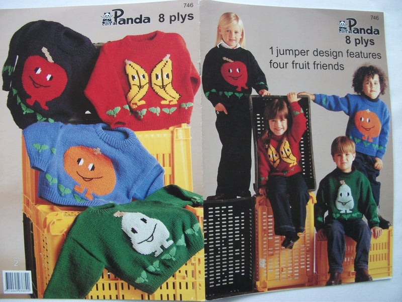 ~ Baby/Toddler Jumpers with Character Fruit Motifs ~ Carousel 1