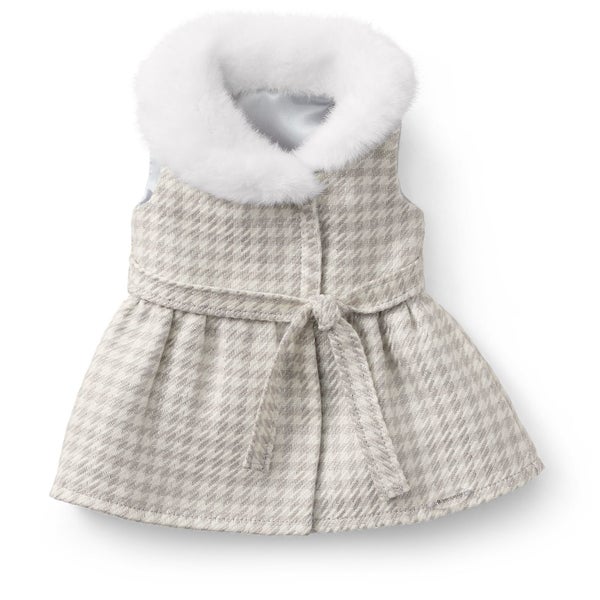 American Girl Doll ~ Frosty Frills Vest for 18-inch Dolls ~brand new AG packaged Carousel 2