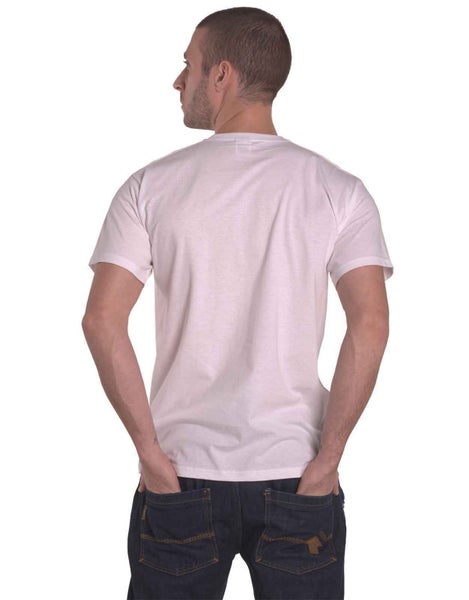 The Rolling Stones T Shirt Washed Out Official Amplified Unisex Vintage White Carousel 2