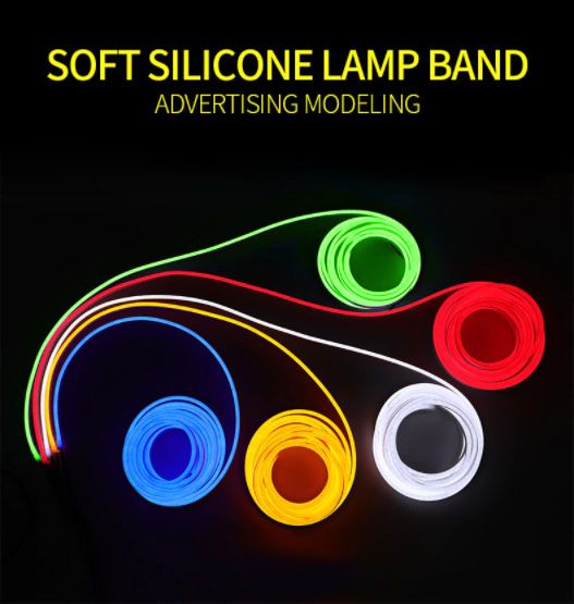 12V 1.5M Neon Flex LED Strip Light Waterproof Silicone Flexible Neon Light Carousel 2
