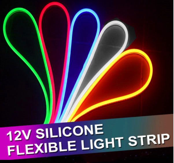 12V 1.5M Neon Flex LED Strip Light Waterproof Silicone Flexible Neon Light Carousel 1