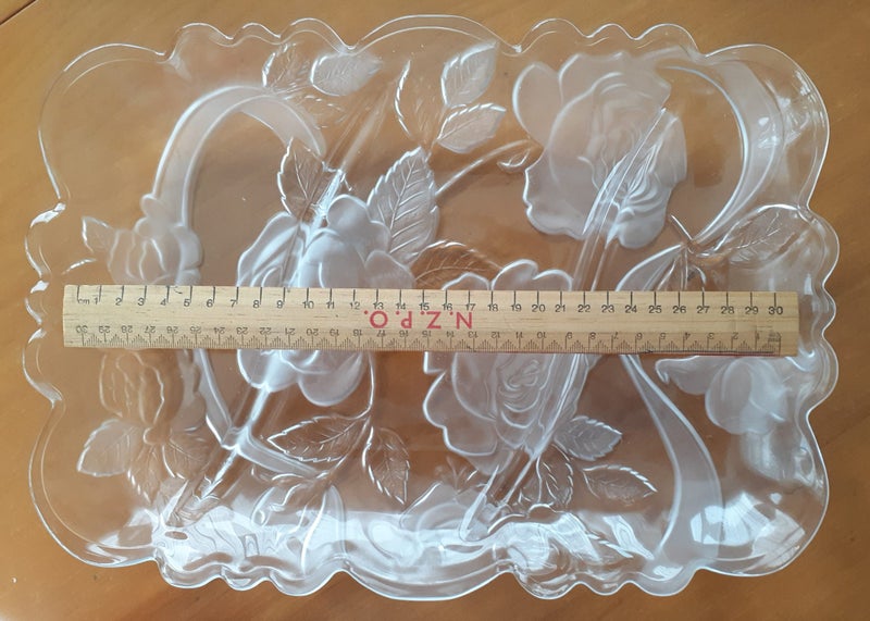 Retro Rectangular Glass Platter/Serving Tray - Aderia Like - UNWANTED GIFT Carousel 3