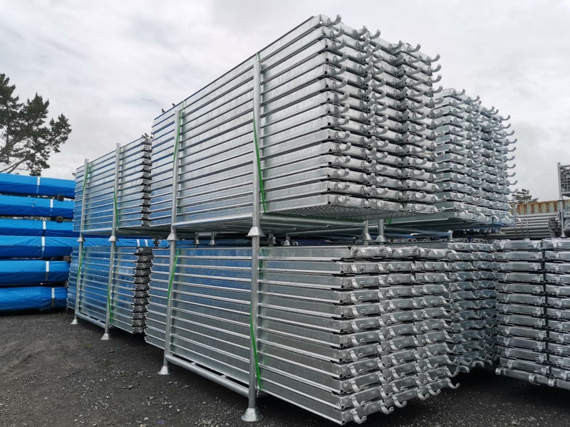 TNC Scaffolding Heavy Duty Steel Plank 2.572 m x 0.32 m - HDG Carousel 1