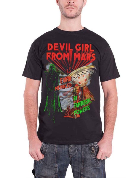 Plan 9 The Devil Girl From Mars Poster Official Mens New Black T Shirt Carousel 1