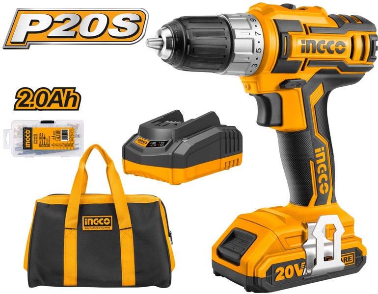 Cordless Drill Lithium-Ion 20V INGCO Carousel 1