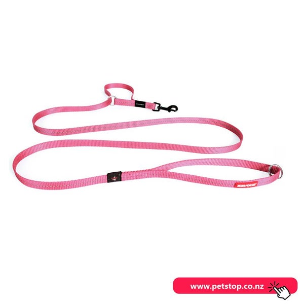 Ezydog Dog Leash Vario 4 Lite 12mm Pink Carousel 1