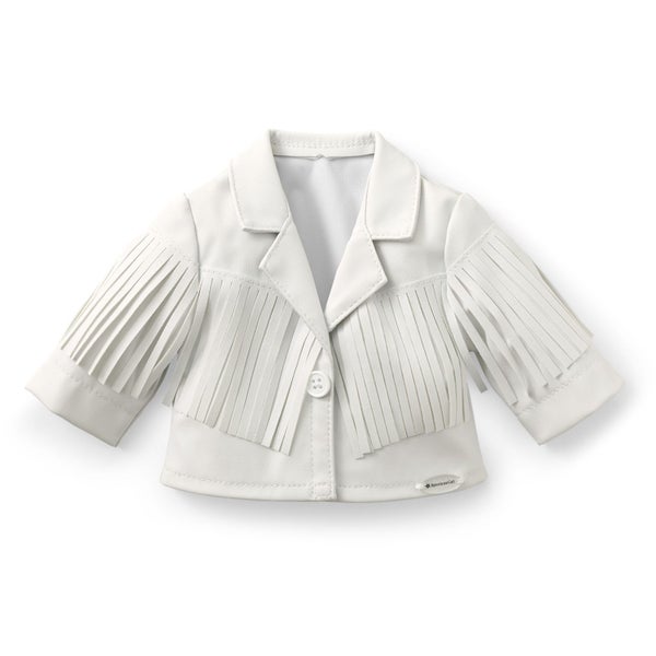 American Girl Doll~ Courtney’s™ White Fringe Jacket for 18-inch Dolls, brand new Carousel 1