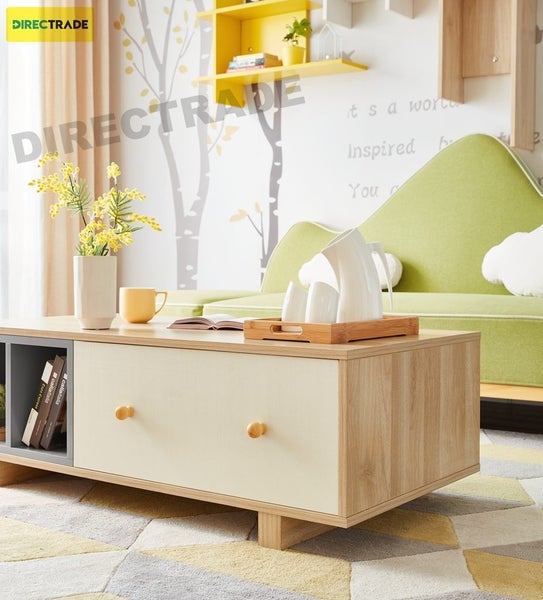 Coffee Table 1.2m With Drawer Carousel 2