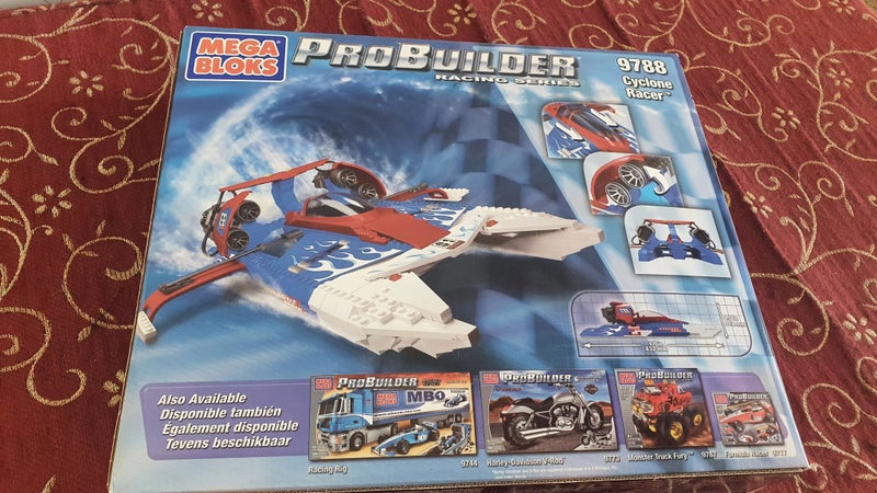 Mega Blocks, Pro Builder, Racing series, Cyclone Racer 9788, Age 8+, 565 Pieces Carousel 1