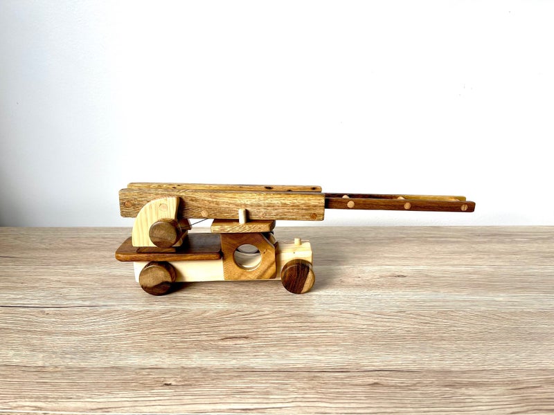 Wooden Toy Fire Truck Carousel 2