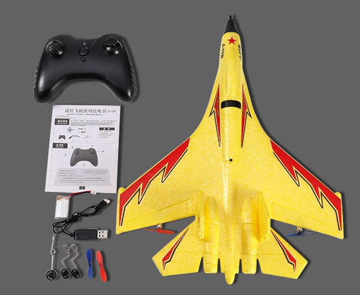 A02 3 In 1 Foam Sea Land and Air Remote Control Airplane Waterproof with Light Carousel 6