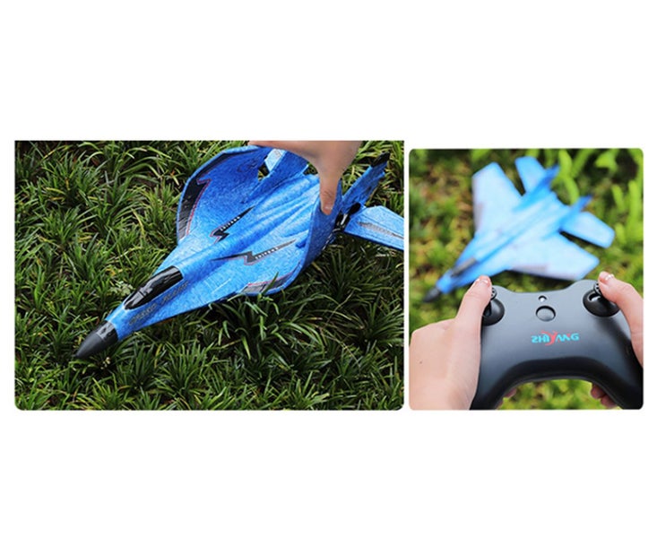 A03 3 In 1 Foam Remote Control Airplane Glider with Light-Yellow Carousel 2