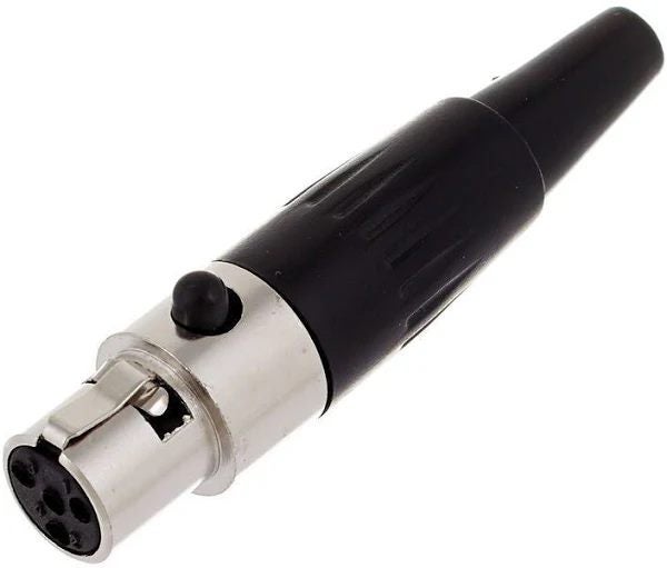 4 pin Mini XLR FOR Shure or Chaiyo Microphone Transmitter Carousel 1