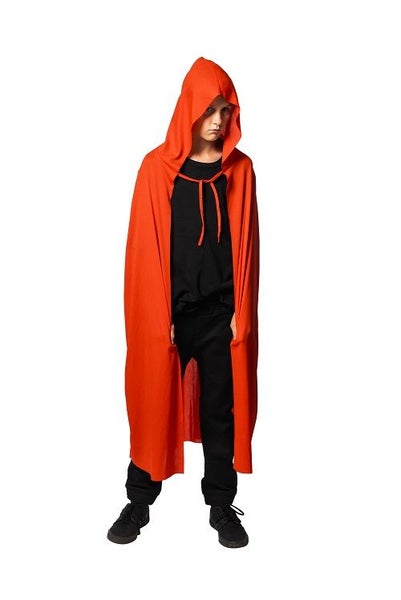 CHILD HALLOWEEN UNISEX RED CAPE KIDS 155CM CAPES AGE10 TO 12 YEARS OLD Carousel 1