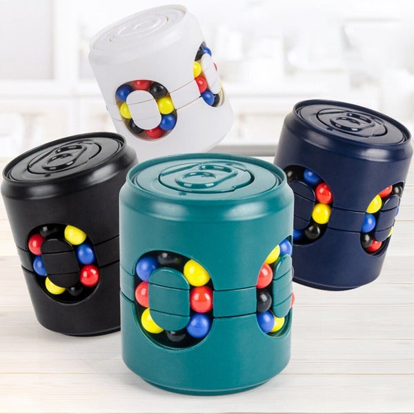 Fidget Can Cube Spinning The World Stress Relief Rotating Balls Fidget Toy Carousel 1