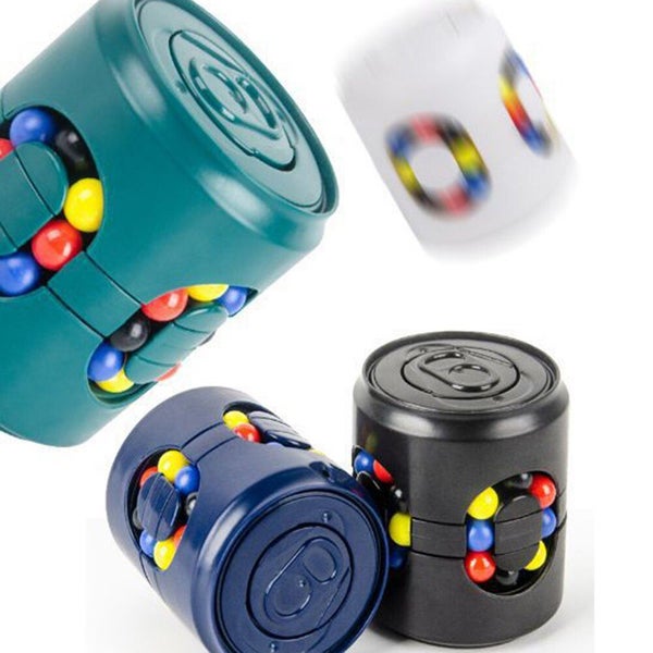 Fidget Can Cube Spinning The World Stress Relief Rotating Balls Fidget Toy Carousel 2