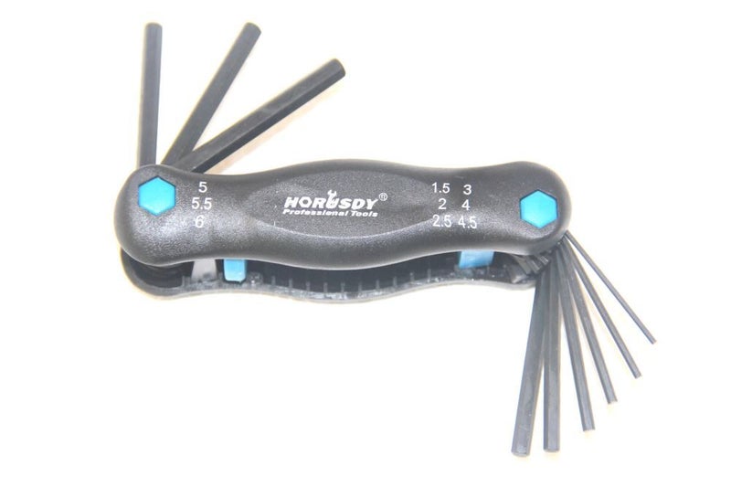 HEX KEY FOLDING 9PCS HORUSDY SET Carousel 1