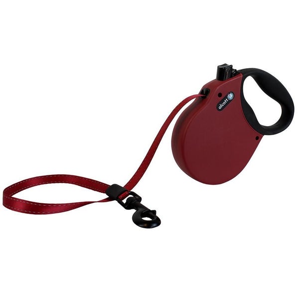 Alcott Adventure Retractable Dog Lead XS/3m-Red Carousel 1