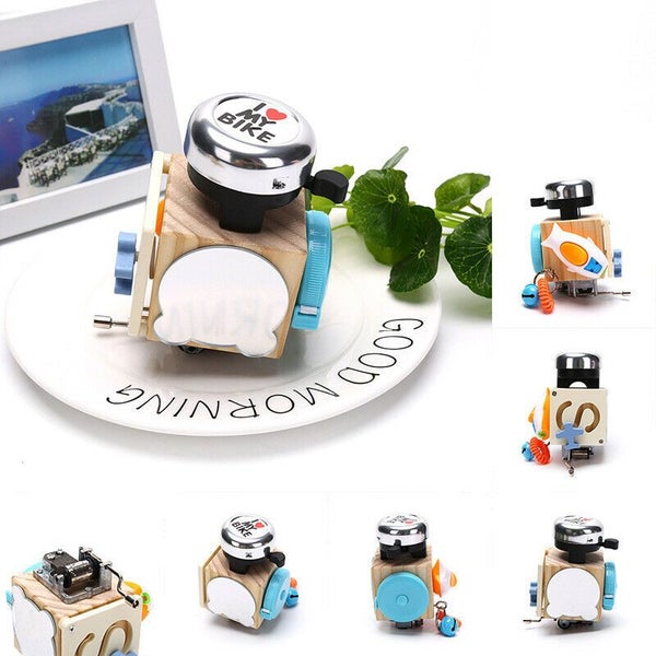 Busy Cube Montessori Toy Educational Wooden Activity Cube Style MUSIC AWARENESS Carousel 1