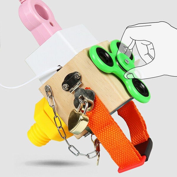 Busy Cube Montessori Toy Educational Wooden Activity Cube Style LIFE STYLE Carousel 7