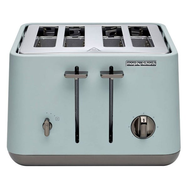 Morphy Richards Aspect 4 Slice Bread Toaster Black Chrome Electric Willow Green Carousel 1