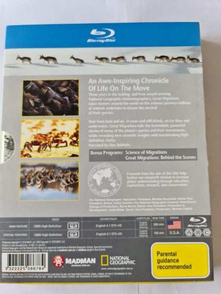 GREAT MIGRATIONS - BLU RAY Carousel 2
