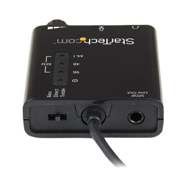 Star Tech USB to 3.5mm Jack Audio Converter External Sound Card Adapter for PC Carousel 4