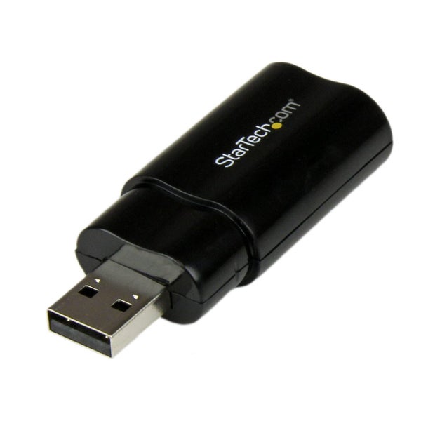 Star Tech USB Stereo Audio Adapter External Sound Card 3.5mm Jack for Computer Carousel 2