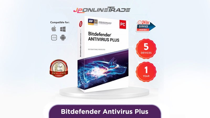 Bitdefender Antivirus Plus Latest Version 5 Device 1 Year Carousel 1