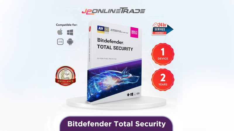 Bitdefender Total Security Latest Version - 1 Device 2 Year Carousel 1