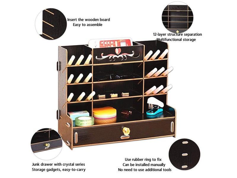 Wooden Desk Organiser NZ Clearance Carousel 2