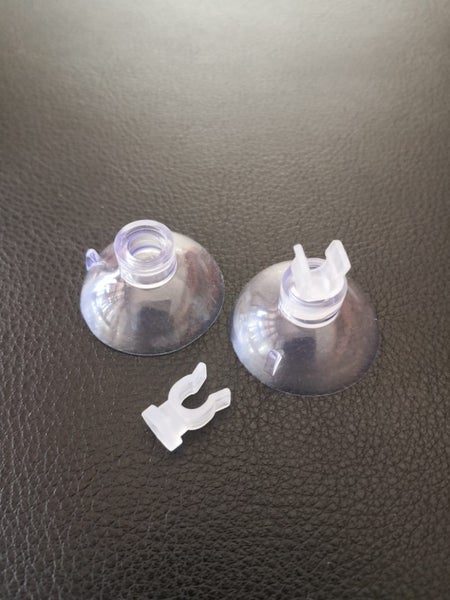 Two pieces of air pipe/4mm glass holders Carousel 1
