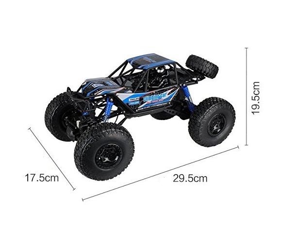 RC Car, 1:14, Rechargeable, Off-road,High Speed, 1000mAh,Blue Carousel 2