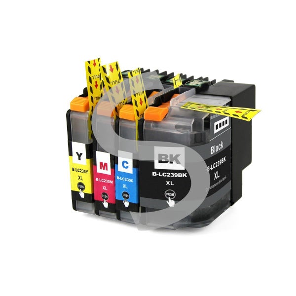 LC239XL / LC235XL LC239 LC235 Compatible Brother Set of 4 - Bk/C/M/Y Carousel 1