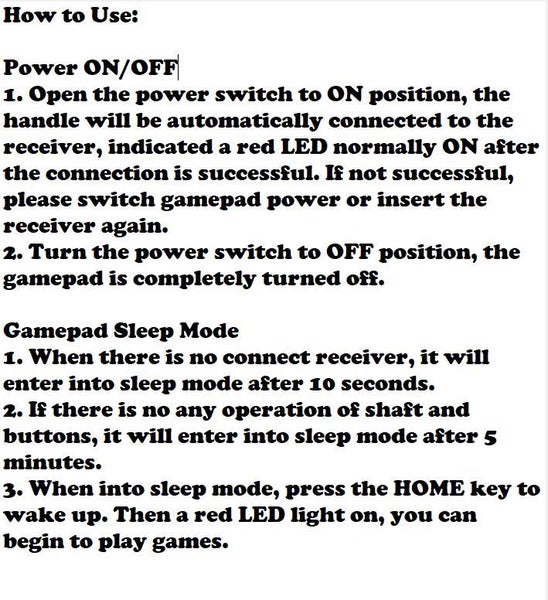 ABS 2.4G Wireless OTG Gamepad Game Controller Joystick Smart TV Phone PC Arcade Carousel 5
