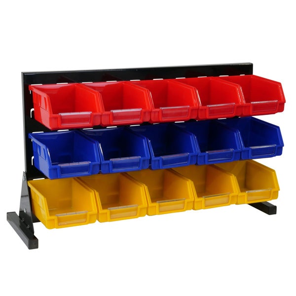 Storage Bin Rack 15 Bin Carousel 1